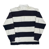 Barbarian Striped Rugby Shirt - 2XL Black & White Cotton