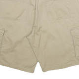 WRANGLER Mens Beige Cargo Cotton Shorts XL W34 Comfortable Casual Fit