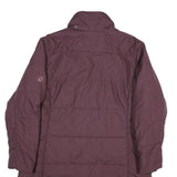 JACK WOLFSKIN Womens Maroon Jacket UK 16 Polyester Blend Long Sleeve Zip Outdoor