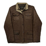 Barbour Quilted Jacket - Small Brown Polyester
