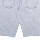 WRANGLER Mens Cotton Blend Blue Denim Shorts XL W34 Casual Classic Fit