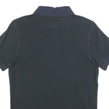 BARBOUR Mens Navy Blue Polo Shirt S Cotton Blend Casual Classic