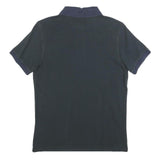 BARBOUR Mens Navy Blue Polo Shirt S Cotton Blend Casual Classic