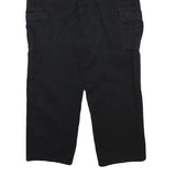DICKIES Mens Black Cotton Blend Regular Fit Straight Leg Trousers W36 L29