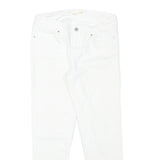 LEVI'S 712 Womens Jeans White Slim Skinny Denim W27 L24 Zip Cotton Blend