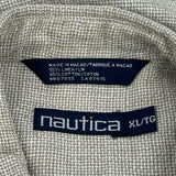 Nautica Short Sleeve Shirt - XL Beige Linen Blend