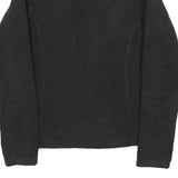 THE NORTH FACE Womens Black Jacket S Polyester Fleece Zip Outdoor Casual
