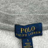Age 7 Polo By Ralph Lauren Sweatshirt - Small Gray Cotton