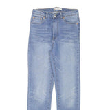 LEVI'S Womens Jeans Blue Slim Skinny Denim Light W24 L26 Stylish Zip Closure