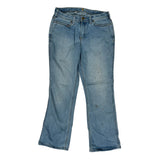 Carhartt Boot Cut Jeans - 28W UK 8 Light Wash Cotton Blend