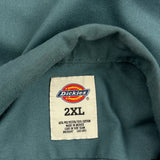 Dickies Short Sleeve Shirt - 2XL Green Polyester Blend