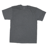 CHAMPION Mens Grey Graphic T-Shirt M Short Sleeve Crew Neck Cotton Blend Casual