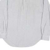 RALPH LAUREN Mens Blue & Yellow Check Shirt L Classic Fit Cotton Blend