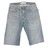 LEVI'S Mens Denim Blue Shorts L W31 Loose Straight Fit Casual Cotton Blend