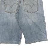 LEVI'S Mens Denim Blue Shorts L W31 Loose Straight Fit Casual Cotton Blend