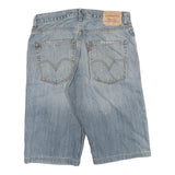 LEVI'S Mens Denim Blue Shorts L W31 Loose Straight Fit Casual Cotton Blend