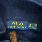 Polo By Ralph Lauren 1/4 Zip - XL Blue Cotton