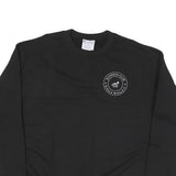 CHAMPION Mens Black Business Club Walla Walla Cotton Blend Crew Neck XL