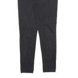 LEVI'S 721 Womens Jeans Black Slim Skinny Denim Raw W28 L30 Stretch