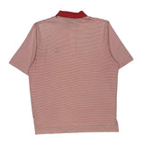 Polo By Ralph Lauren Striped Polo Shirt - Large Red Cotton