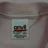 Walt Disney World Anvil Graphic T-Shirt - XL Pink Cotton