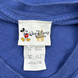 Walt Disney World 2005 Disney Graphic T-Shirt - XL Blue Cotton
