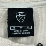 Nike Golf 1/4 Zip - XL Beige Cotton