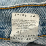 Made In USA Levis 560 Jeans - 36W 34L Light Wash Cotton