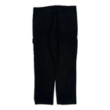 Wrangler Cargo Trousers - 38W 32L Black Cotton