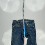 501 Levis Jeans - 32W 30L Blue Cotton