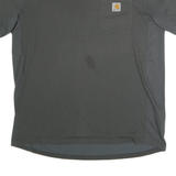 CARHARTT Mens Grey Pocket T-Shirt L Short Sleeve Crew Neck Cotton Casual