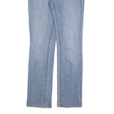 LEVI'S Womens Slim Blue Denim Straight Light Wash Jeans W28 L32 Classic Zip