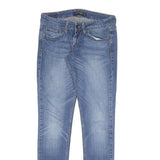 LEVI'S 524 Womens Jeans Blue Slim Skinny Denim W28 L30 Stretch Casual