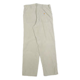 CARHARTT Mens Cotton Beige Regular Straight Trousers W32 L32 Workwear Casual