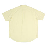 RALPH LAUREN Mens Yellow Short Sleeve Cotton Shirt XL Classic Polo Embroidered