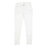 TRUE RELIGION Womens Slim White Jeans Denim W27 L30 Stylish Comfort Zip Closure