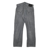 LEVI'S 514 Mens Slim Jeans Grey Denim W32 L30 Zip Cotton Blend