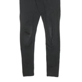 ADIDAS Womens Joggers Black XS W24 L27 Slim Tapered Polyester Blend Activewear