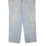 DICKIES Mens Regular Fit Light Blue Denim Jeans W40 L34 Zip Closure Casual Wear
