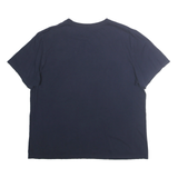 NIKE Mens Navy Blue Sportswear Logo T-Shirt L Short Sleeve Crew Neck Cotton