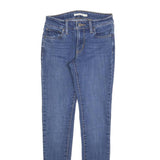 LEVI'S 711 Womens Jeans Blue Slim Skinny Denim Medium W25 L30 Stretch Cotton