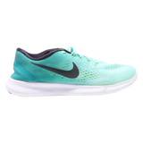 NIKE Free RN Sneaker Trainers Blue Synthetic Womens UK 4.5