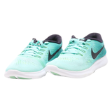 NIKE Free RN Sneaker Trainers Blue Synthetic Womens UK 4.5