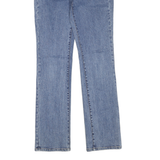 LAUREN RALPH LAUREN Womens Regular Fit Blue Denim Jeans W26 L30 Zip Closure