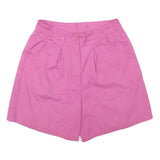 CARRIAGE COUNT Womens Shorts Pink Casual M W28 Lightweight Cotton Blend