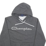 CHAMPION Mens Grey Pullover Hoodie M Cotton Blend Casual Sports Sweatshirt