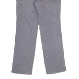 CARHARTT Womens Cotton Blend Grey Loose Fit Straight Leg Trousers W30 L32