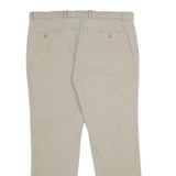 TOMMY HILFIGER Mens Beige Regular Fit Straight Leg Trousers W38 L30 Smart Casual