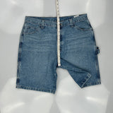 Levis Denim Shorts - 36W 10L Blue Cotton