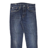 LEVI'S 502 Mens Jeans Blue Slim Straight Denim Medium W28 L25 Classic Fit Zip